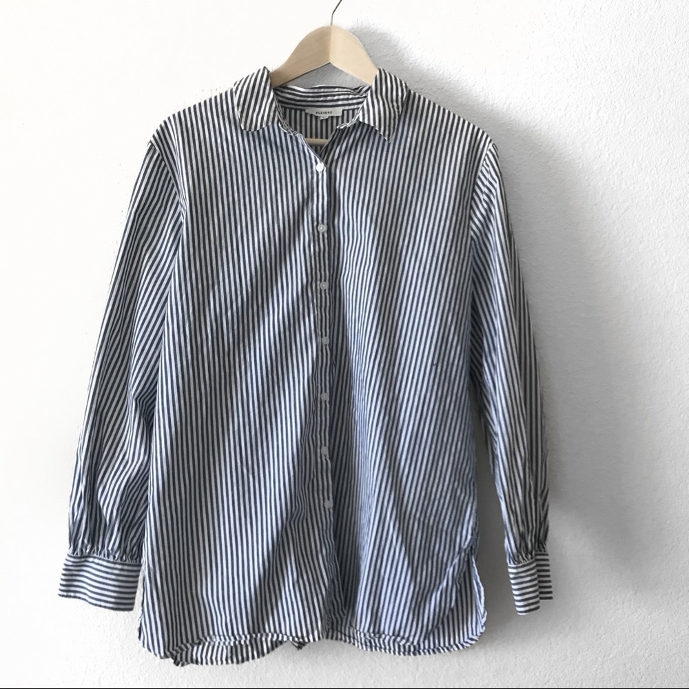 Pleione Striped Button Down